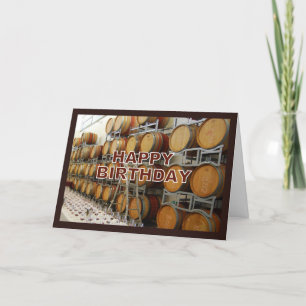 Cartão Winery Happy Birthday