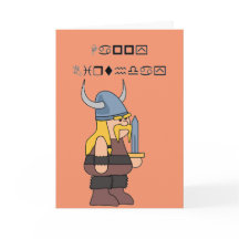 Wingding Viking Happy Birthday