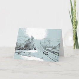 Cartão Winney Hill, Harthill com Woodall.