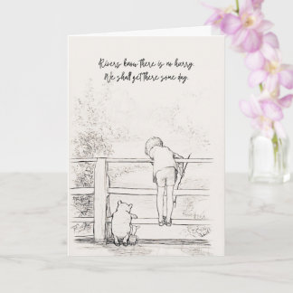 Cartão Winnie the Pooh No Rush