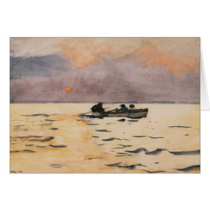Cartão Winslow Homer - casa do enfileiramento