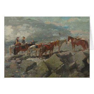 Cartão Winslow Homer - Monte Washington