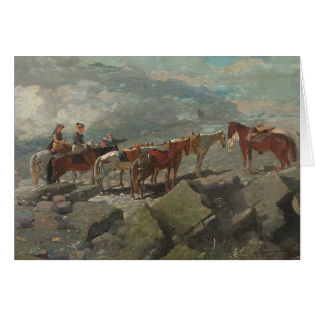 Cartão Winslow Homer - Monte Washington (Frente Horizontal)