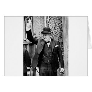 Cartão Winston Churchill