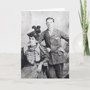 Cartão Winston Churchill com sua mãe 2