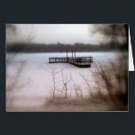 Cartão WINTER CARD: Lake Harriet, "Dock", Mpls., MN_<br><div class="desc">VAZIO do lago Harriet Parkway,  - Minneapolis,  Minnesota</div>