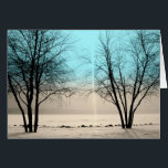 Cartão WINTER CARD: Lake Harriet, "Dusk", Mpls., MN_<br><div class="desc">VAZIO DENTRO: Lago Harriet Parkway,  Minneapolis,  Minnesota</div>