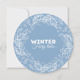 Cartão Winter Holidays Fairy Tales.