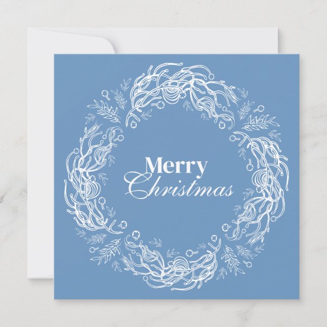 Cartão Winter Holidays Fairy Tales. (Frente)