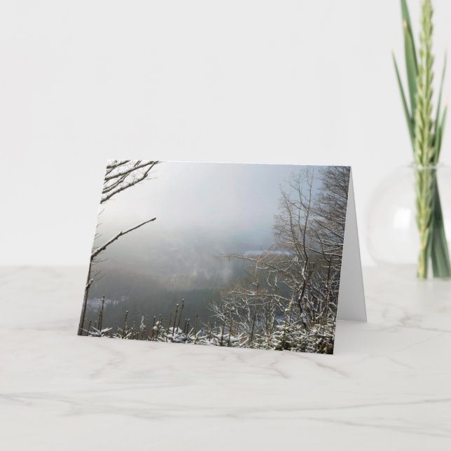 Cartão Winter The Macclesfield Forest (Frente)