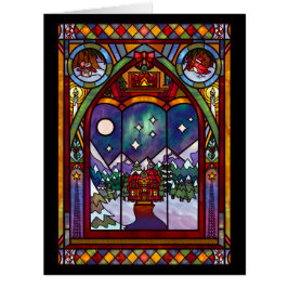 Cartão Winter Windows Christmas Card