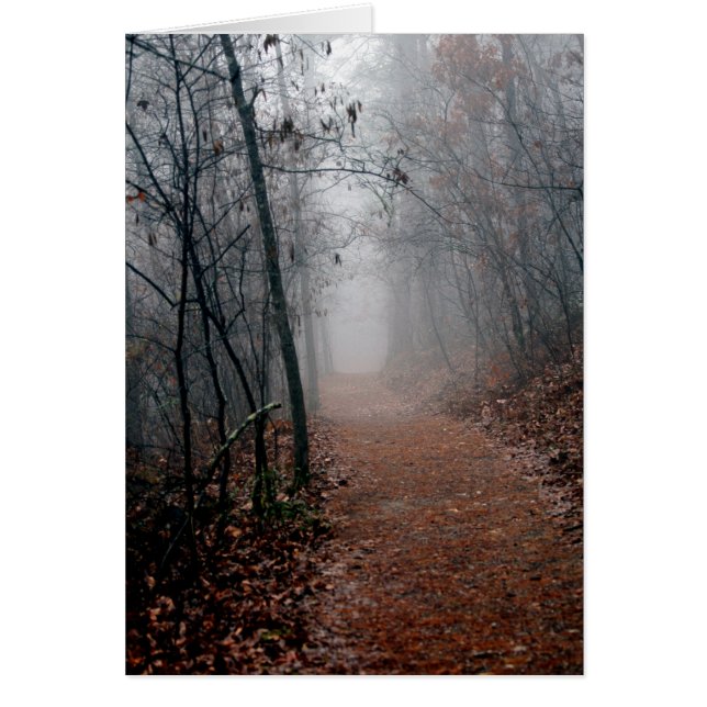 Cartão Winters Fog - Sem Fim na Visão nos Presentes da Tr (Frente)