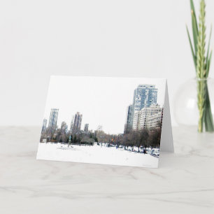 Cartão Wintertime in Chicago