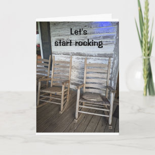 Cartão WISH "ROCKING" "60.º ANIVERSÁRIO" START vam