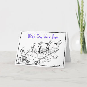 Cartão Wish You Were Here