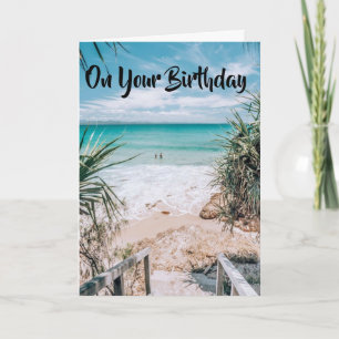 CARTÃO WISHING U SUNSHINE / BLUE SKIES BIRTHDAY WISHES