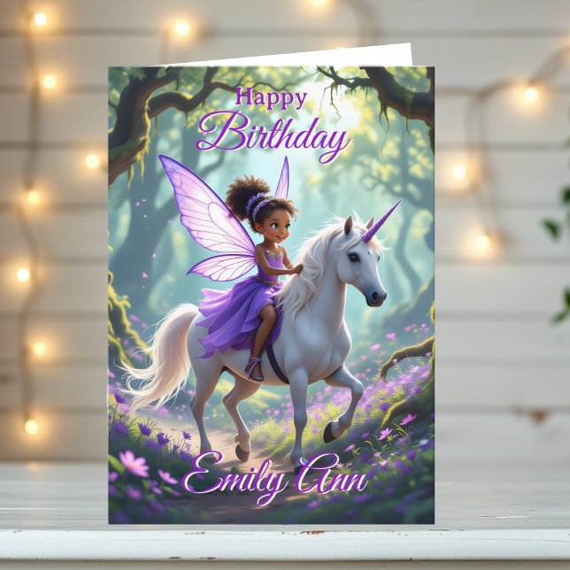 Cartão Wishing you a Magical Birthday Niece | Fairytale (Criador carregado)