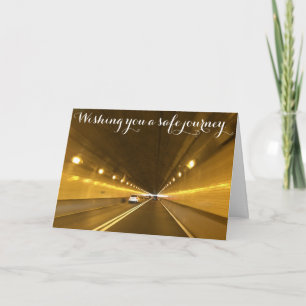 Cartão Wishing you a safe journey.Card.