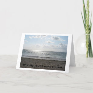 Cartão Wishing you Oceans of Love