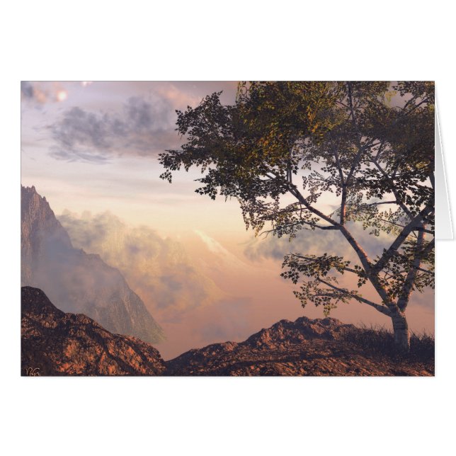 Cartão Wishingtree (Frente Horizontal)