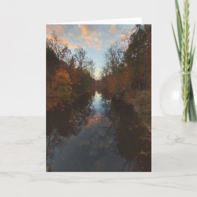 Cartão Wissahickon Creek (Frente)