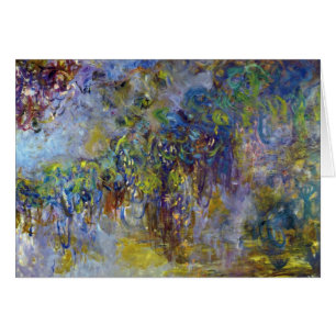 Cartão Wisteria (metade direita) por Claude Monet