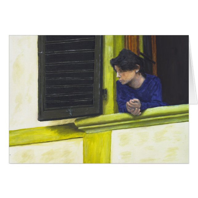 Cartão Wistful (Frente horizontal)