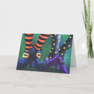 Cartão Witches Halloween Card