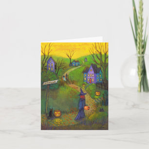 Cartão Witch's Way Note Card
