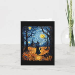 Cartão Witeen Starry Night Van Gogh Costume Art