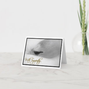 Cartão "With Sympathy" Card