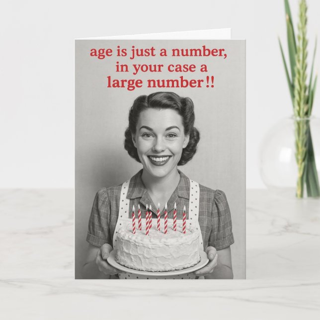 Cartão Witty Birthday card  (Frente)