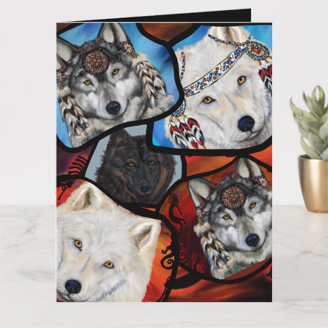 CARTÃO WOLF ART (Planta pequena)