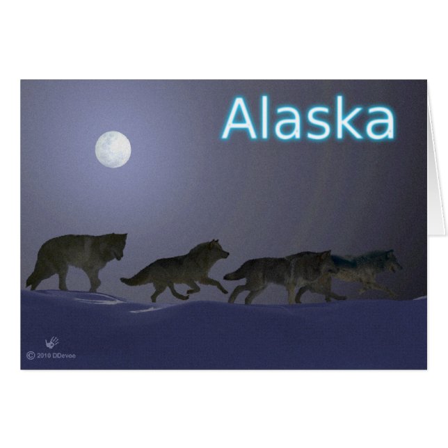 Cartão Wolfpack (Frente Horizontal)