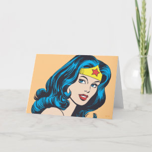 Cartão Wonder Woman Face