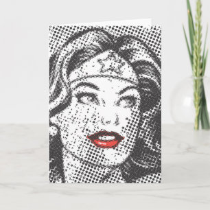 Cartão Wonder Woman Red Lips