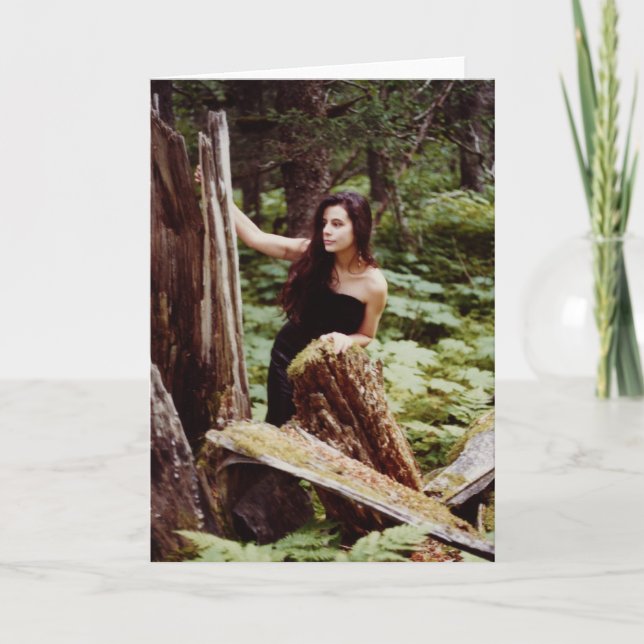 Cartão Wood Nymph notecard (Frente)