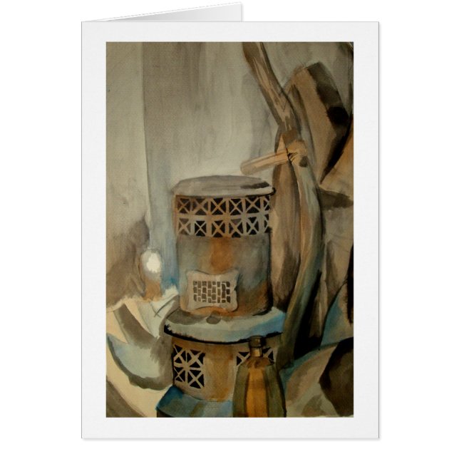 Cartão Wood Stove e Sythe (Frente)