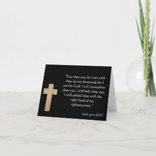 Cartão Wooden Cross Note Card