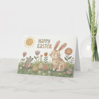 Cartão Woodland Friends Easter Card