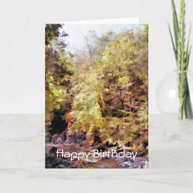 CARTÃO WOODLAND STREAM (Frente)