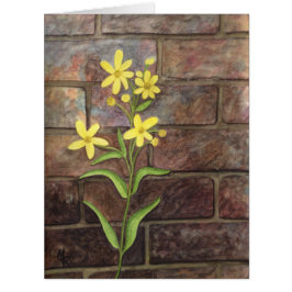 Cartão Woodland Sunflower Painting
