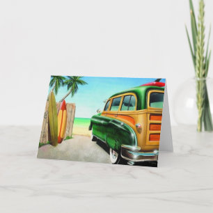 Cartão Woodysurfretro