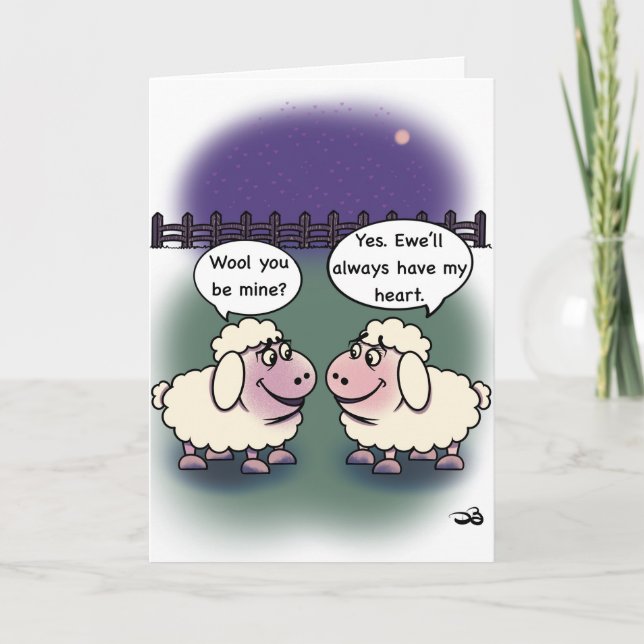 Cartão Wool Folded Greeting Card (Frente)