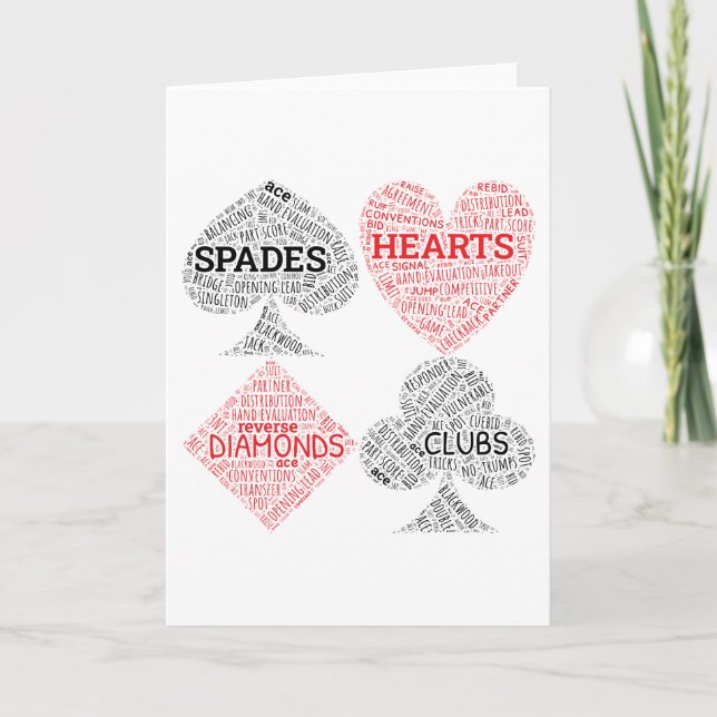 Cartão Wordart Do Player De Ponte Contrato (Frente)