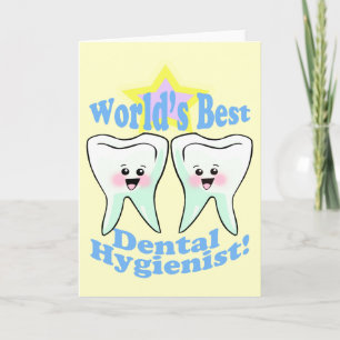 Cartão Worlds Best Dental Hygienist