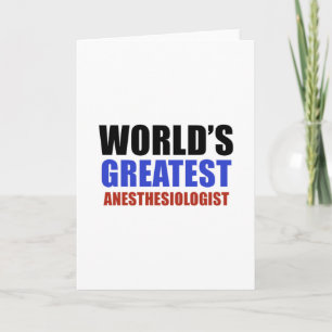 Cartão World's greatest Anesthesiologist