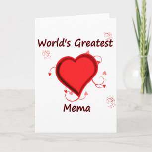 Cartão World's Greatest Mema