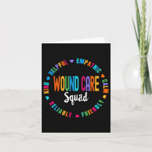 Cartão Wound Care Nurse Squad Appreciation Sta
