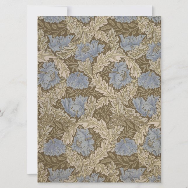 Cartão Wreath Pattern (por William Morris) (Frente)